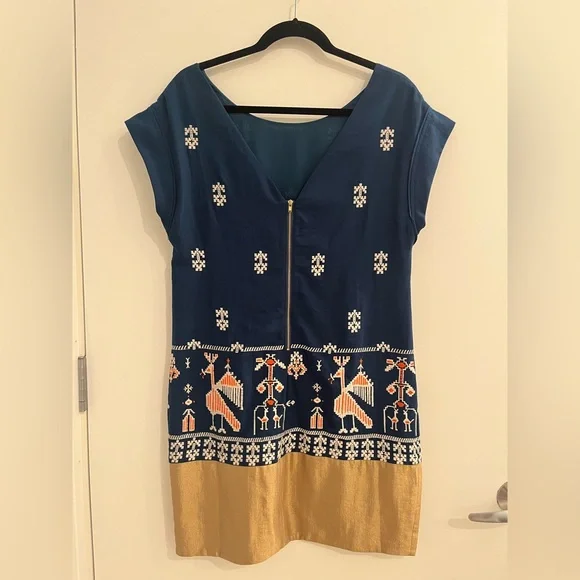 Floreat Anthropologie Avian Myth Shift Dress - Picture 4 of 7